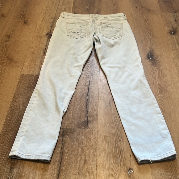 Current/Elliott The Fling Light Wash Distressed  Denim Jeans Size 25 - Picture 11 of 16